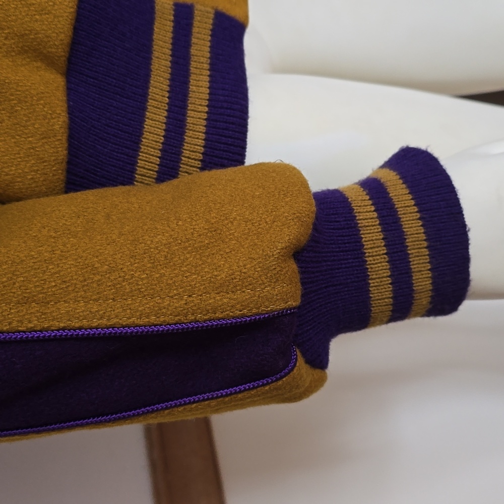 Vintage Cheer Letterman Varsity Jacket Wool Schurz HS Chicago IL - Picture 5 of 13